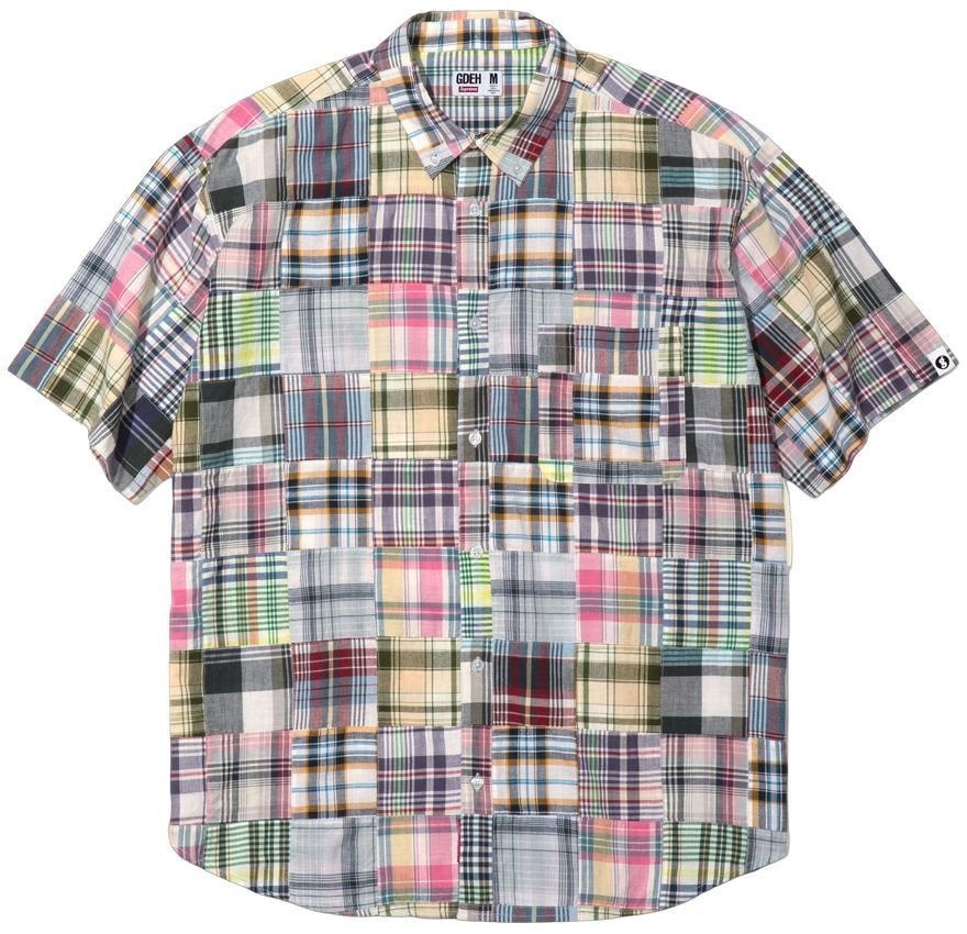 Supreme®/GOODENOUGH Patchwork Madras S/S Shirt view 12